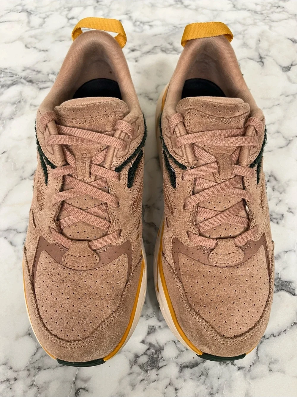 Hoka Clifton L Embroidery UNISEX Sneakers Leather Brown Sirrocco Mountain View